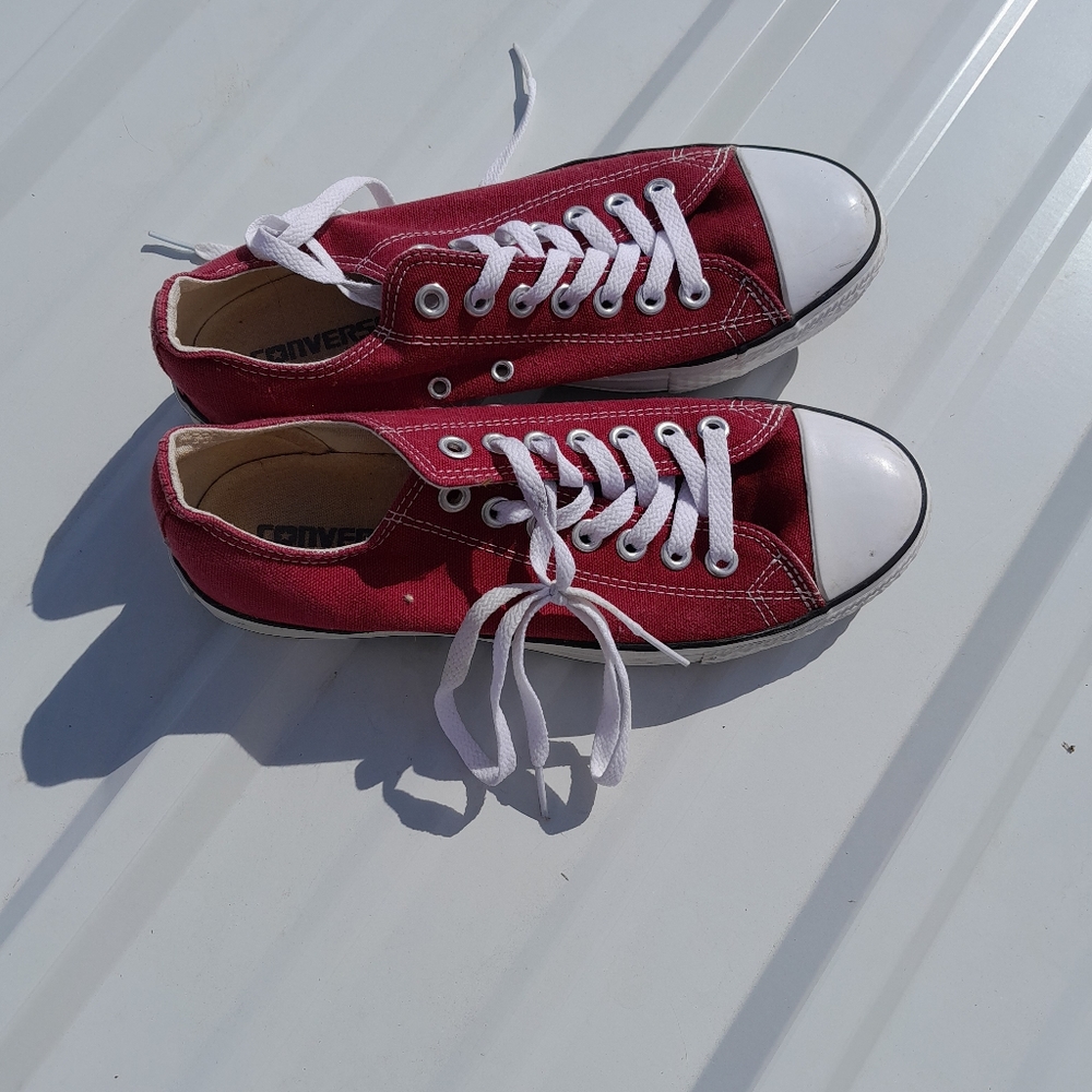 Maroon Converse